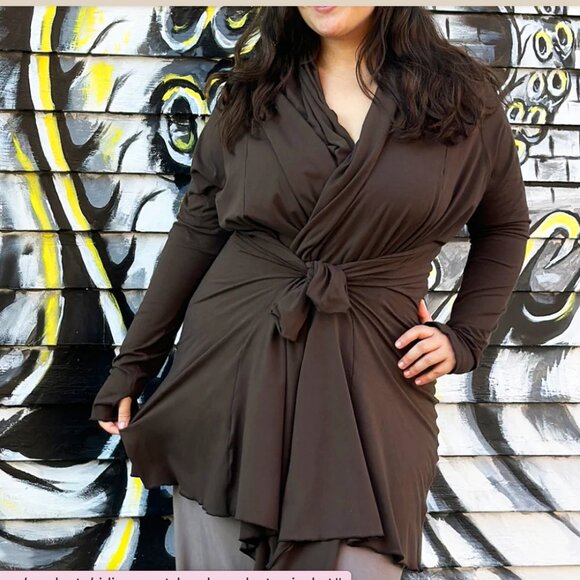 Angelrox Riding Coat- One Size- Sable - Picture 4 of 5